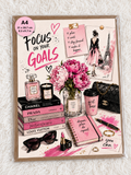 Focus On Your Goals A4 Print
