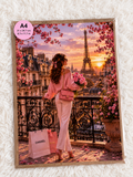 Paris Sunset Dreams A4 Print