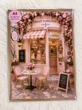 Life Is Short, Eat Cake – Pink Bakery Wall Art A4 Print
