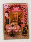 Creativity Takes Courage – Pink Tea Room & Café Wall Art A4 Print